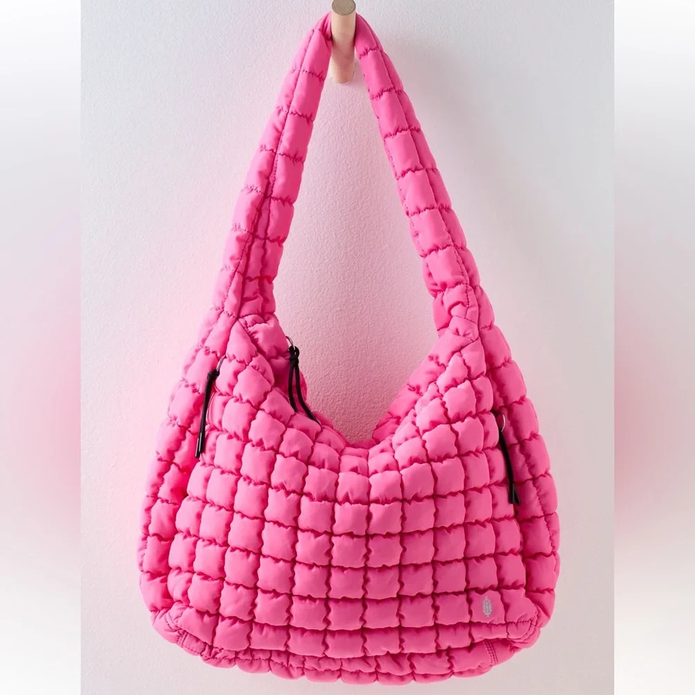 Free People Quilted Carryall Bag - Picture 1 of 8